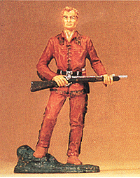 Karl May Wild West Figures: 1:25 -- Frontiersman, Old Shatterhand w/Rifle