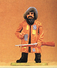 Karl May Wild West Figures: 1:25 -- Frontiersman, Sam Hawkens w/Rifle