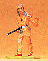 Karl May Wild West Figures: 1:25 -- Klekhipetra Waving, Carrying Rifle