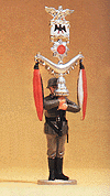 German Armed Forces Figures 1935-1945: Wehrmacht Honor Guard Standing: 1:25 -- Standard Bearer