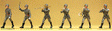 German Armed Forces Figures 1935-1945: Wehrmacht Honor Guard Marching: 1:25 -- Officer Marching