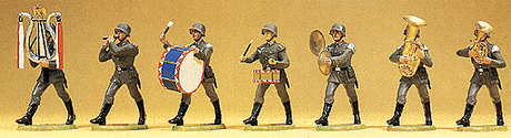 German Armed Forces Figures 1935-1945: Wehrmacht Honor Guard Marching: 1:25 -- Lyre Player Marching