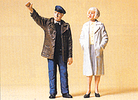 Pedestrians -- Couple Hailing Cab