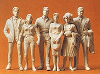 Unpainted Passers-By -- 1/24 Scale