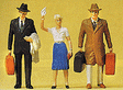 Painted Figure Sets #1 Gauge (1/32 or 3/8" Scale) -- Standing Passengers #1