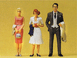 Painted Figure Sets #1 Gauge (1/32 or 3/8" Scale) -- Standing Passengers #3