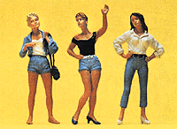 Painted Figure Sets #1 Gauge (1/32 or 3/8" Scale) -- Teenagers