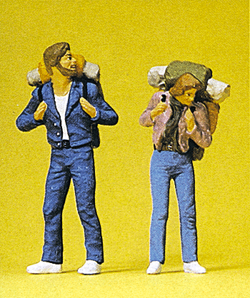 Painted Figure Sets #1 Gauge (1/32 or 3/8" Scale) -- Young Travelers