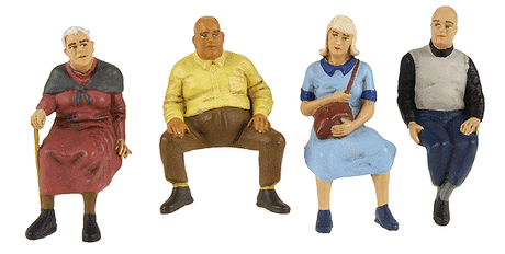 Pedestrians -- Seated Travellers #2