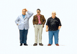 Serious Situation -- 3 Men w/Puzzled Expressions
