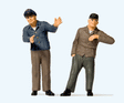 Railroad Engineer & Fireman in Cab -- Set #1
