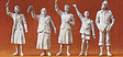 Pedestrians 1/35 Scale -- World War II Civillians At Curb