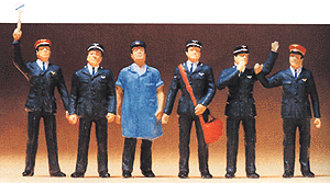 Swiss Railroad Personnel -- Modern pkg(6)