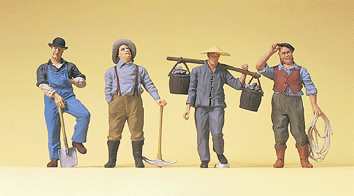 Working People pkg(4) -- US Railway Workers Steam Era