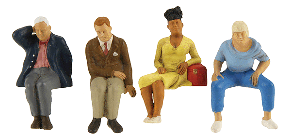 Pedestrians -- Seated Travellers #1