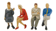 Pedestrians -- Seated Travellers #3