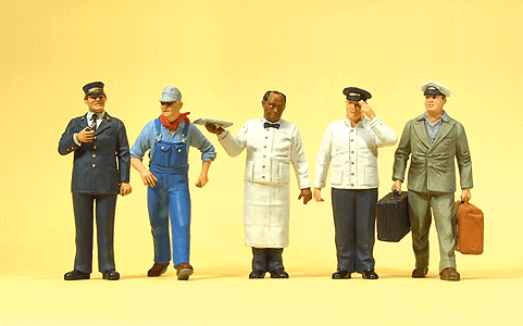 Railroad Personnel -- US Railway Personnel pkg(5)