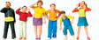 Pedestrians -- Children, pkg(6)