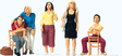 Pedestrians Sitting/Standing -- pkg(5)