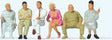 Seated Passengers -- Set #1 pkg(6)