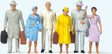 Standing Passengers -- Set #1 pkg(6)