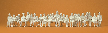 Passengers -- Seated pkg(24), Unpainted