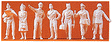1/48 Scale Military Figures Unpainted -- US Air Force/Air Corps Pilots & Ground Crew