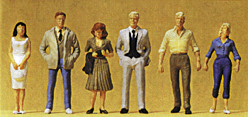 1/50 Scale Figures -- Passers-By pkg(6)