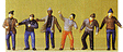 1/50-Scale Figures -- Outdoor Workers pkg(6)