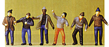 1/50-Scale Figures -- Outdoor Workers pkg(6)