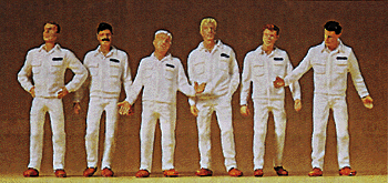 1/50 Scale Figures -- Mechanics In Coveralls