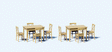 2 Tables & 8 Chairs