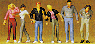 Walking People -- 1:72 Scale pkg(6)