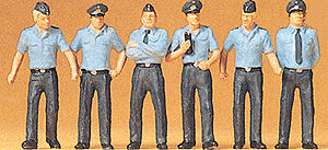 1/72 Military - Modern German Airforce - Figures -- In Summer Uniform pkg(6)