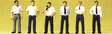 Civilian Airport Personnel, Standing -- 1:72