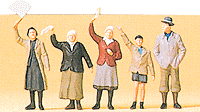 1:72 Figures -- Civilians Waving pkg(5)