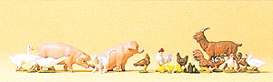 Farm Animals -- 1:72 pkg(20)