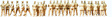 Modern German Army (BW) Unpainted Figures -- Soldiers on Parade Ground (Marching, Standing at Ease) pkg(26)