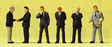 Business Men in Suits -- 1:100 pkg(6)