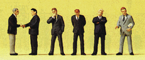 Business Men in Suits -- 1:100 pkg(6)