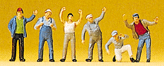 People Working; 1:120 TT Scale -- Workmen