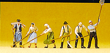 People Working; 1:120 TT Scale -- Hay Harvest