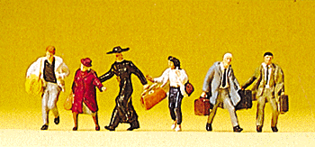 Passengers; 1:120 TT Scale -- Hurrying