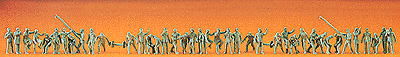 Unpainted Emergency Figure Set -- Firefighters