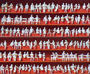 Unpainted Figure Set -- Seated pkg(120)