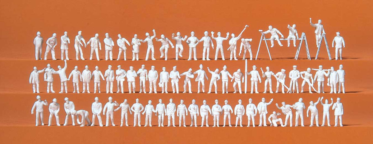 Working People Unpainted Figure Set -- pkg(70)