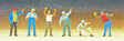 People Working -- Truckers Standing