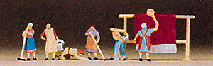 People Working -- Housewives w/Cleaning Accessories pkg(6)