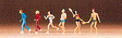 Recreation & Sports -- Joggers & Badminton Players