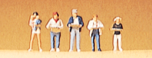 Diners - Standing w/Cafeteria Trays